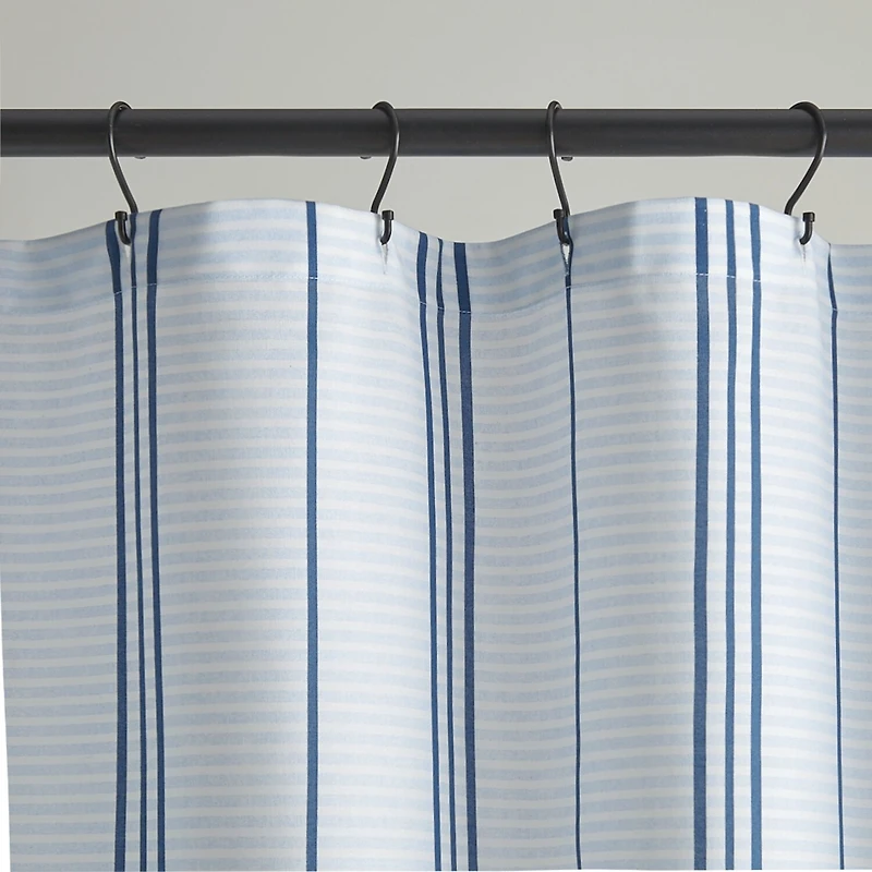 Home Expressions Rugby Stripe Shower Curtain