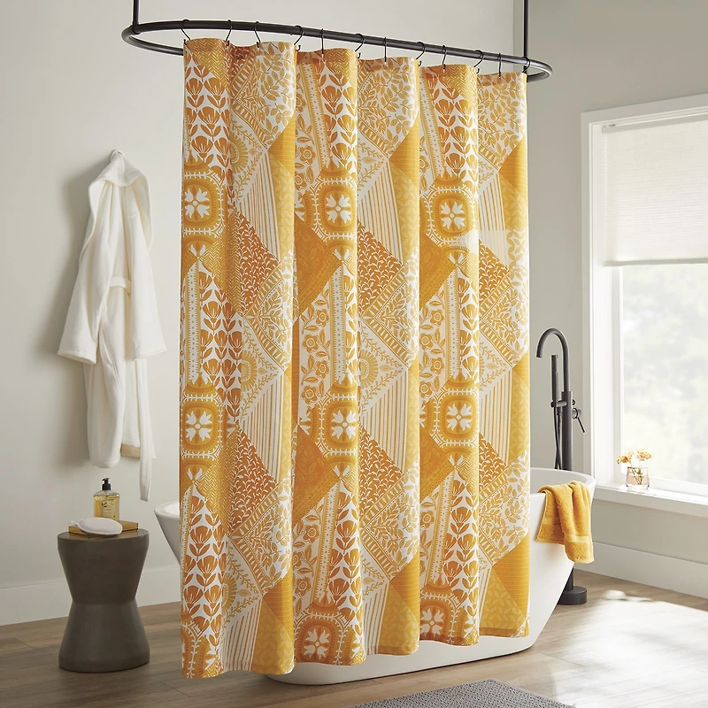 Home Expressions Patchwork Petals Shower Curtain