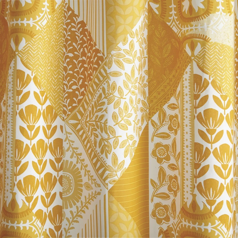 Home Expressions Patchwork Petals Shower Curtain