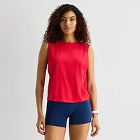 Xersion Womens Crew Neck Sleeveless Active Tank Top