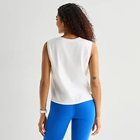 Xersion Womens Crew Neck Sleeveless Active Tank Top