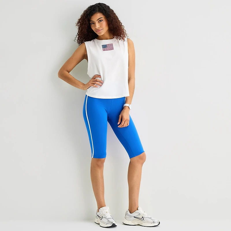 Xersion Womens Crew Neck Sleeveless Active Tank Top