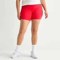 Xersion EverUltra™ Womens 6" High Rise Plus Stretch Fabric Quick Dry Bike Short