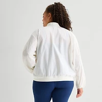 Xersion Womens Plus Midweight Track Jacket