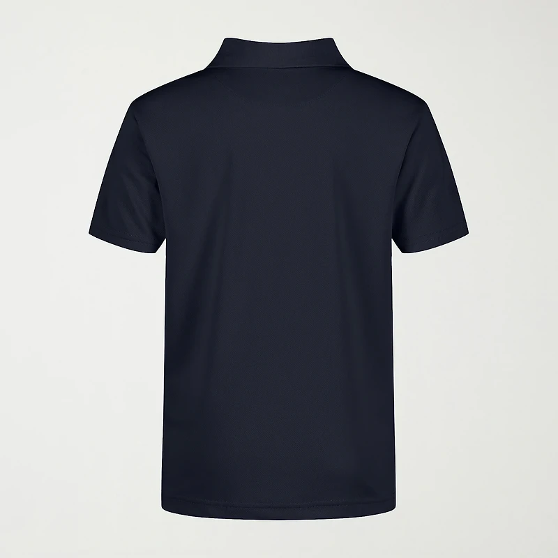 IZOD Performance Mesh Boys Short Sleeve Regular Fit Wrinkle Resistant Moisture Wicking Polo Shirt