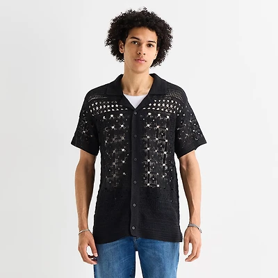 Arizona Mens Short Sleeve Polo Sweater