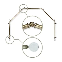 Rod Desyne Faceted 5 Sided Bay Window