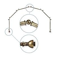 Rod Desyne Alma 6 Sided Bay Window