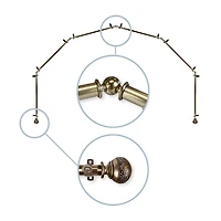 Rod Desyne Naomi 6 Sided Bay Window