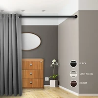 Rod Desyne Room Divider 1 1/2 Adjustable Curtain