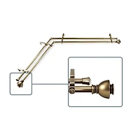 Rod Desyne Alma Corner Double Curtain