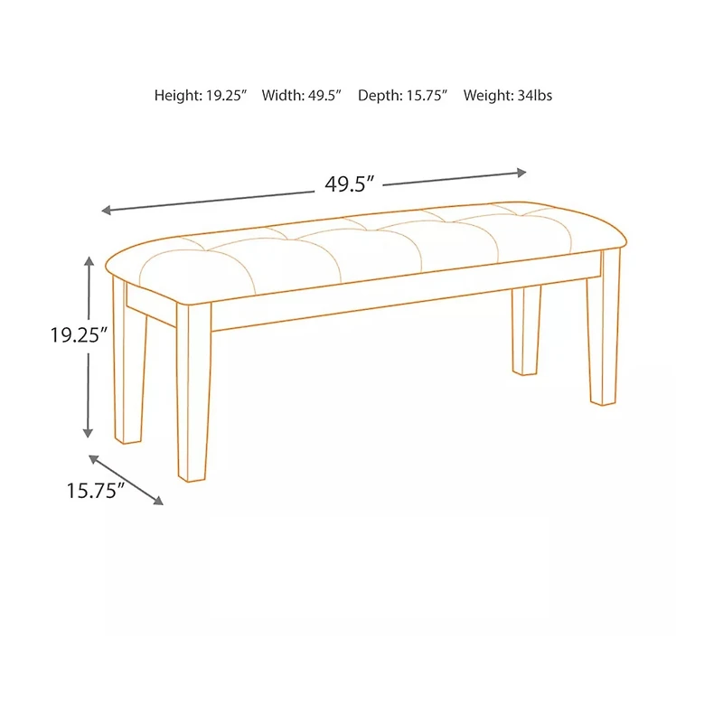 Signature Design by Ashley® Towson Upholstered Dining Bench