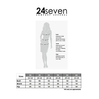 24seven Comfort Apparel Womens Plus Straight Neck Sleeveless Maxi Dress