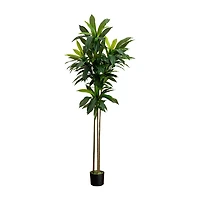 Nearly Natural 7' Dracaena With Real Touch Leaves Artificial Plant