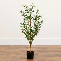 Nearly Natural 3' Olive With Natural Trunk Artificial Plant