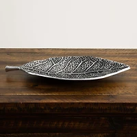 Nearly Natural 16" Antique Leaf Decorative Tray