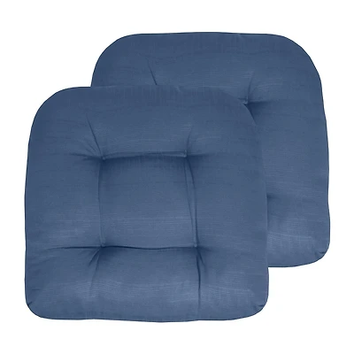 Sweet Home Collection™ Patio Cushions Indoor/Outdoor Reversible Chair Pads Tufted 19" x