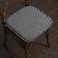 Sweet Home Collection™ Charlotte Jacquard Memory Foam No Slip Back 16" x Chair Pad Cushion