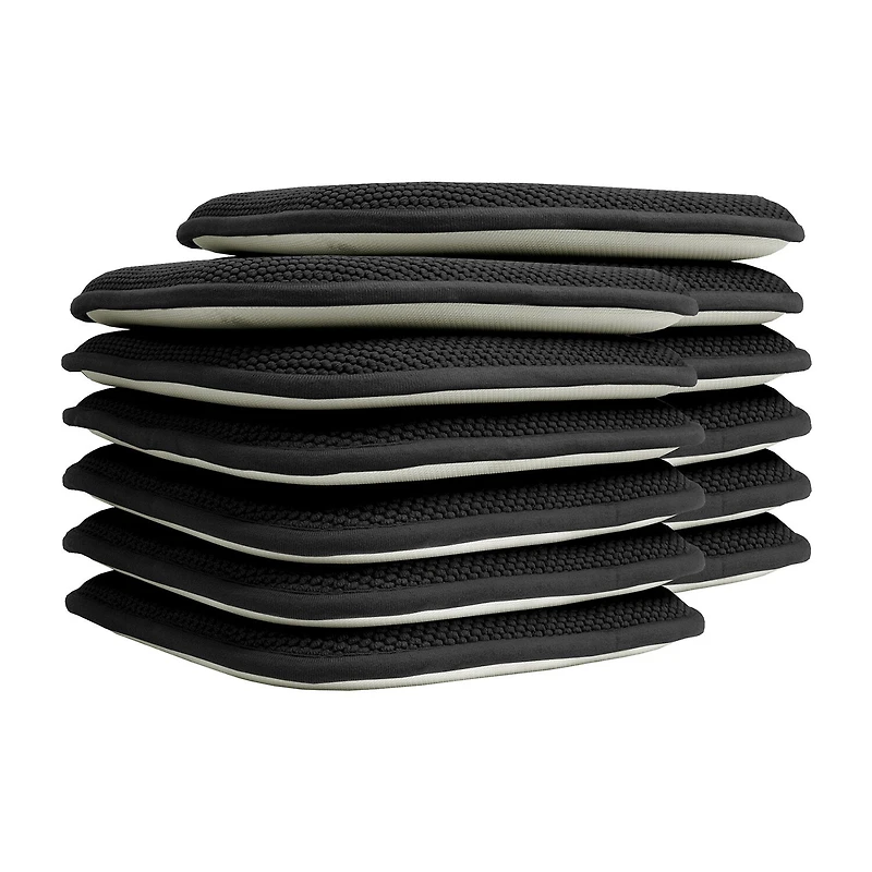 Sweet Home Collection™ Honeycomb Memory Foam No Slip Back 16" x Chair Pad Cushion