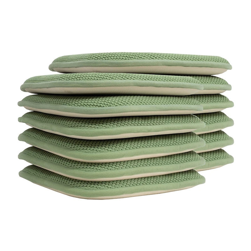 Sweet Home Collection™ Honeycomb Memory Foam No Slip Back 16" x Chair Pad Cushion