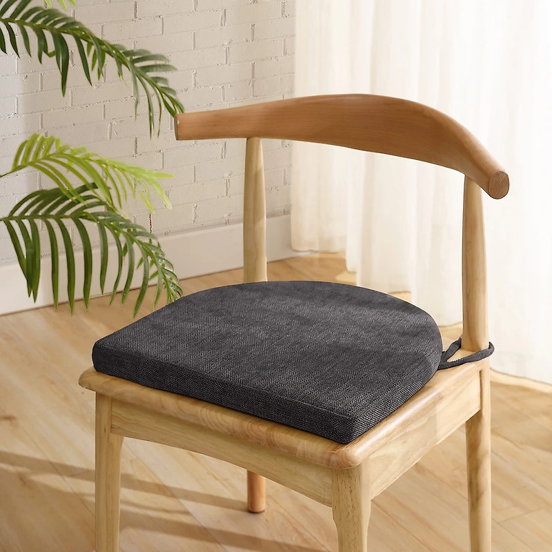 Sweet Home Collection™ U-Shape High Density Memory Foam Chair Pads with Ties