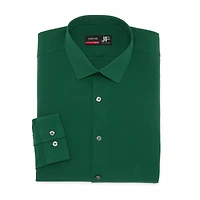 J. Ferrar Slim 360 Stretch Performance Mens Regular Fit Stretch Fabric Long Sleeve Dress Shirt