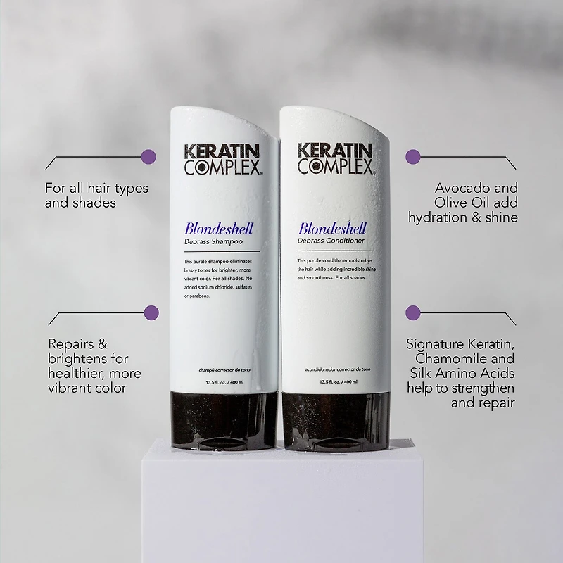 Keratin Complex Blondeshell Debrass Shampoo 13.5 oz.