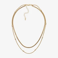 Mixit Womens Hypoallergenic 2-pc. Necklace Set