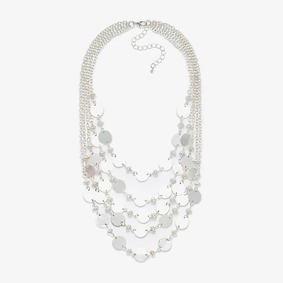 Bold Elements Womens Inch Statement Necklace