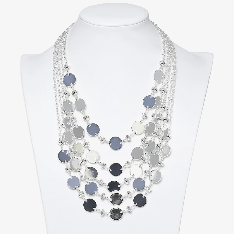 Bold Elements Womens Inch Statement Necklace