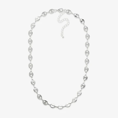 Mixit Womens 16 Inch Popcorn Chain Necklace