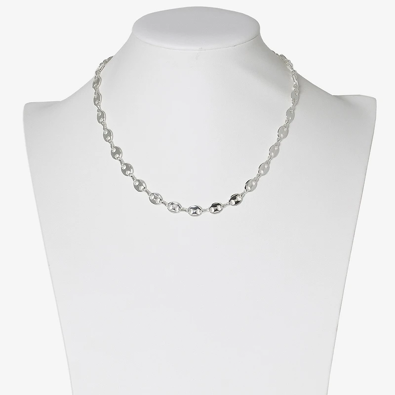 Mixit Womens 16 Inch Popcorn Chain Necklace