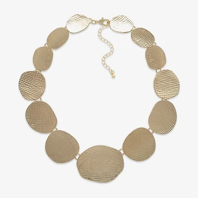 Bold Elements Womens 17 1/2 Inch Collar Necklace
