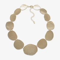 Bold Elements Womens 17 1/2 Inch Collar Necklace