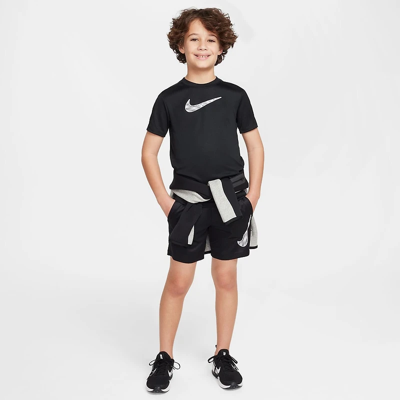 Nike Dri-Fit Trophy Big Kid Unisex Crew Neck Short Sleeve Regular Fit Graphic T-Shirt