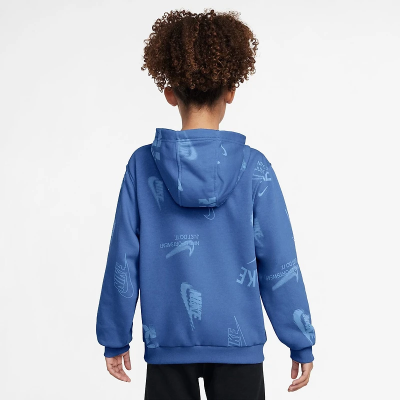 Nike Club Big Kid Unisex Long Sleeve Active Hoodie