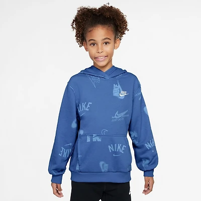 Nike Club Big Kid Unisex Long Sleeve Active Hoodie