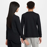 Nike Futura Big Kid Unisex Crew Neck Long Sleeve Active T-Shirt