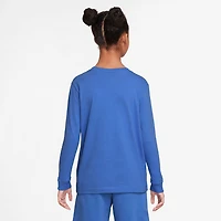 Nike Futura Big Kid Unisex Crew Neck Long Sleeve Active T-Shirt