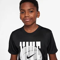 Nike Dri-Fit Big Kid Unisex Crew Neck Short Sleeve Regular Fit Graphic T-Shirt