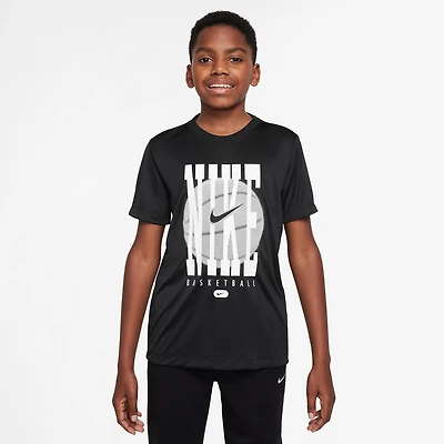 Nike Dri-Fit Big Kid Unisex Crew Neck Short Sleeve Regular Fit Graphic T-Shirt
