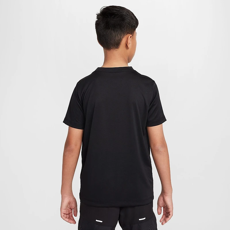 Nike Dri-Fit Big Kid Unisex Crew Neck Short Sleeve Regular Fit Graphic T-Shirt