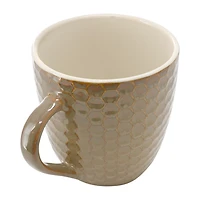 Elama Honeysuckle 6 Piece Assorted 6-pc. Geometric Coffee Mug