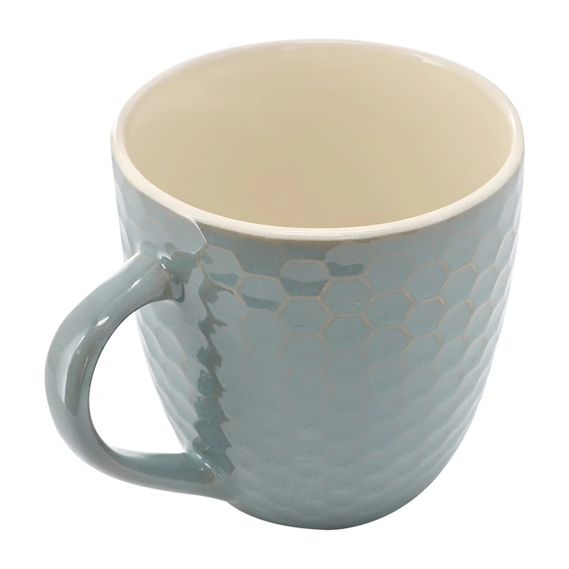 Elama Honey Bee Assorted 6-pc. Geometric Coffee Mug