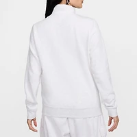 Nike Womens Mock Neck Long Sleeve Active Quarter-Zip Pullover
