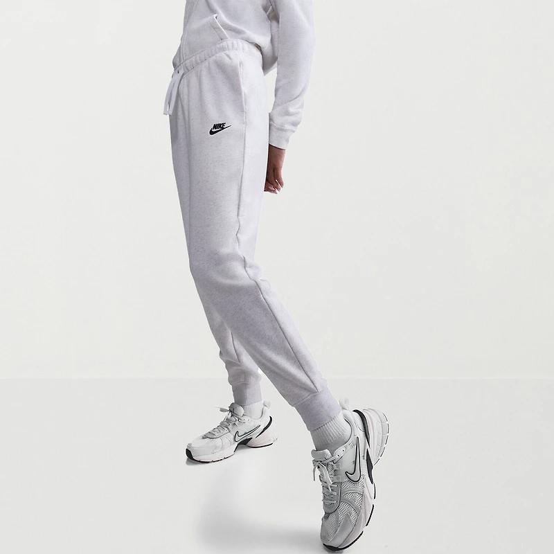 Nike Club Womens Cuffed Mid Rise Fleece Jogger