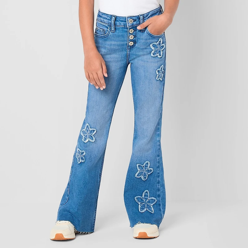 Thereabouts Little & Big Kid Girls Flare Leg Jean