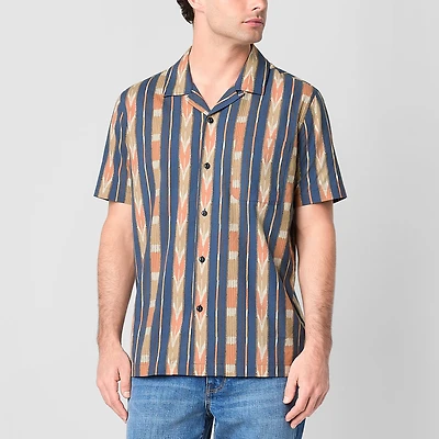 Frye and Co. Mens Short Sleeve Regular Fit Button-Down Shirt