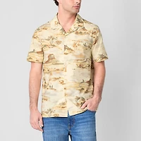 Frye and Co. Mens Short Sleeve Regular Fit Button-Down Shirt