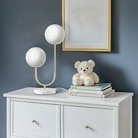510 Design Zusa 2-Light Globe Metal Table Lamp